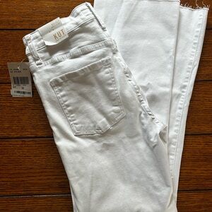 Kut from the Kloth Women's White Cropped Jeans